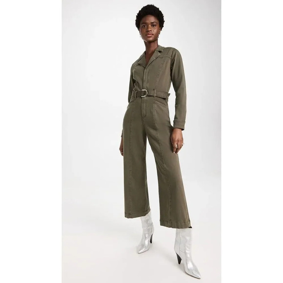 PAIGE Anessa Long Sleeve Jumpsuit Size 8 - Picture 7 of 10